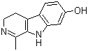 structure of CAS# 525-57-5, Harmalol;Harmidol; 11-Hydroxyharmalan; NSC 72293; 4,9-Dihydro-1-methyl-3H-pyrido[3,4-b]indol-7-ol