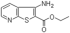 structure of CAS# 52505-46-1, Ethyl 3-aminothieno[2,3-b]pyridine-2-carboxylate