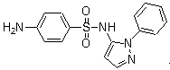 磺胺苯吡唑分子结构 (CAS 526-08-9)