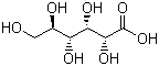 Gluconic acid molecular structure (CAS 526-95-4)