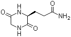 structure of CAS# 52662-00-7, Cyclo(glycyl-L-glutaminyl);Cyclo(-Gly-Gln); (S)-3,6-Dioxo-2-piperazinepropanamide