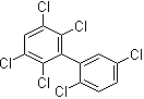 2,2',3,5,5',6-Hexachloro-1,1'-biphenyl molecular structure (CAS 52663-63-5)