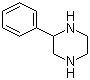 结构式 CAS# 5271-26-1, 2-苯基哌嗪