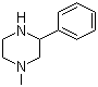 1-甲基-3-苯基哌嗪分子结构 (CAS 5271-27-2)
