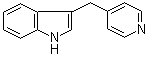 结构式 CAS# 5275-07-0, 3-(4-吡啶基甲基)-1H-吲哚