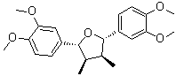 structure of CAS# 528-63-2, rel-(2R,3R,4S,5S)-2,5-Bis(3,4-dimethoxyphenyl)tetrahydro-3,4-dimethylfuran;(±)-Galgravin