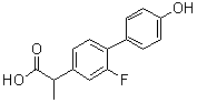 4'-Hydroxyflurbiprofen molecular structure (CAS 52807-12-2)