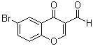 6-Bromo-4-oxo-4H-chromene-3-carbaldehyde molecular structure (CAS 52817-12-6)