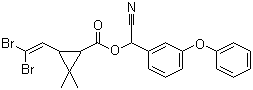 Deltamethrin molecular structure (CAS 52820-00-5)