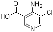 structure of CAS# 52834-09-0, 4-Amino-5-chloronicotinic acid