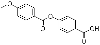 4-(4'-Methoxybenzoyloxy)benzoic acid molecular structure (CAS 52899-69-1)