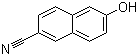 structure of CAS# 52927-22-7, 6-Cyano-2-naphthol;6-hydroxynaphthalene-2-carbonitrile