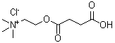 结构式 CAS# 5297-17-6, 丁二酰单氯化胆碱