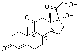可的松分子结构 (CAS 53-06-5)