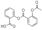 结构式 CAS# 530-75-6, 乙酰基水杨酰水杨酸