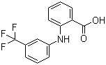 结构式 CAS# 530-78-9, 氟灭酸; 2{[3-(三氟甲基)苯]氨基}-苯甲酸