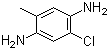 2-Chloro-5-methyl-1,4-phenylenediamine molecular structure (CAS 5307-03-9)