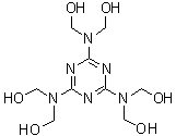 Hexamethylolmelamine molecular structure (CAS 531-18-0)