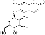 秦皮甲素分子结构 (CAS 531-75-9)