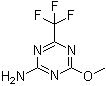 结构式 CAS# 5311-05-7, 4-甲氧基-6-(三氟甲基)-1,3,5-三嗪-2-胺