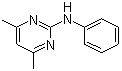 structure of CAS# 53112-28-0, Pyrimethanil;4,6-Dimethyl-N-phenyl-2-pyrimidinamine