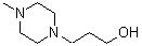 1-(3-Hydroxypropyl)-4-methylpiperazine molecular structure (CAS 5317-33-9)