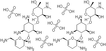 Sisomicin sulfate molecular structure (CAS 53179-09-2)