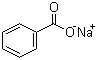 Sodium benzoate molecular structure (CAS 532-32-1)
