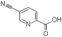 结构式 CAS# 53234-55-2, 5-氰基-2-吡啶羧酸