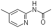 2-Acetylamino-4-methylpyridine molecular structure (CAS 5327-32-2)
