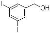 structure of CAS# 53279-79-1, 3,5-Diiodobenzyl alcohol;(3,5-Diiodophenyl)methanol