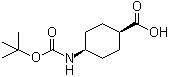 cis-4-tert-Butoxycarbonylamino-1-cyclohexanecarboxylic acid molecular structure (CAS 53292-90-3)