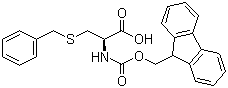 structure of CAS# 53298-33-2, Fmoc-S-benzyl-L-cysteine;Fmoc-Cys(Bzl)-OH