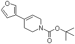 4-(3-Furanyl)-3,6-dihydro-1(2H)-pyridinecarboxylic acid tert-butyl ester molecular structure (CAS 532991-47-2)