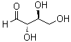L-赤藓糖分子结构 (CAS 533-49-3)