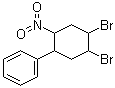 1,2-二溴-4-硝基-5-苯基环己烷分子结构 (CAS 5330-52-9)