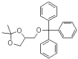 2,2-Dimethyl-4-[(triphenylmethoxy)methyl]-1,3-dioxolane molecular structure (CAS 5330-64-3)