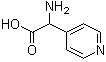 structure of CAS# 53339-65-4, alpha-Amino-4-pyridineacetic acid