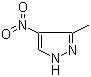 结构式 CAS# 5334-39-4, 3-甲基-4-硝基吡唑