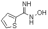 structure of CAS# 53370-51-7, N-Hydroxythiophene-2-carboximidamide;2-(N-Hydroxycarbamimidoyl)thiophene