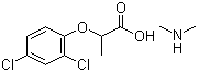 2-(2,4-Dichlorophenoxy)propanoic acid dimethylamine salt molecular structure (CAS 53404-32-3)