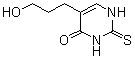 structure of CAS# 53438-93-0, 2,3-Dihydro-5-(3-hydroxypropyl)-2-thioxo-4(1H)-pyrimidinone