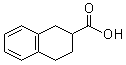 structure of CAS# 53440-12-3, 1,2,3,4-Tetrahydro-2-naphthalenecarboxylic acid;1,2,3,4-Tetrahydro-2-naphthoic acid; (RS)-1,2,3,4-Tetrahydronaphthalene-2-carboxylic acid; 2-Carboxy-1,2,3,4-tetrahydronaphthalene; NSC 408608
