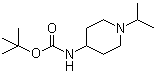 结构式 CAS# 534595-37-4, (1-异丙基哌啶-4-基)氨基甲酸叔丁酯