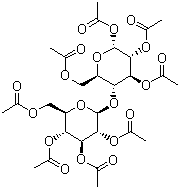 alpha-D-Cellobiose octaacetate molecular structure (CAS 5346-90-7)