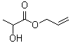 Lactic acid allyl ester molecular structure (CAS 5349-55-3)