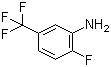结构式 CAS# 535-52-4, 2-氟-5-三氟甲基苯胺