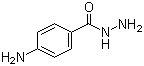结构式 CAS# 5351-17-7, 4-氨基苯甲酰肼; 对氨基苯甲酰肼