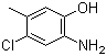 2-Amino-4-chloro-5-methylphenol molecular structure (CAS 53524-27-9)