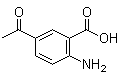 结构式 CAS# 53589-27-8, 5-乙酰基邻氨基苯甲酸